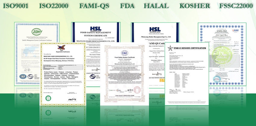Enzyme hydrosoluble Habio Alcaline Protease 1,000,000 u/g Pour les aliments pour animaux/aliments/industrie