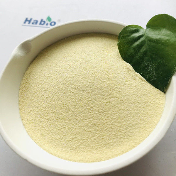 Poudre jaunâtre soluble dans l'eau d'enzymes d'alimentation des animaux de phytase de Habio